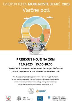 Vabilo_Preizkus hoje na 2 km